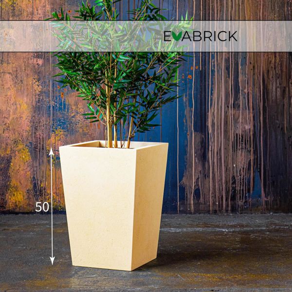 Evabrick Pyramid 39 л, 50*35 см, 14 кг, бежевый, пирамида