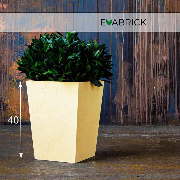 Evabrick Pyramid 22 л, 40*30 см, 8 кг, бежевый, пирамида