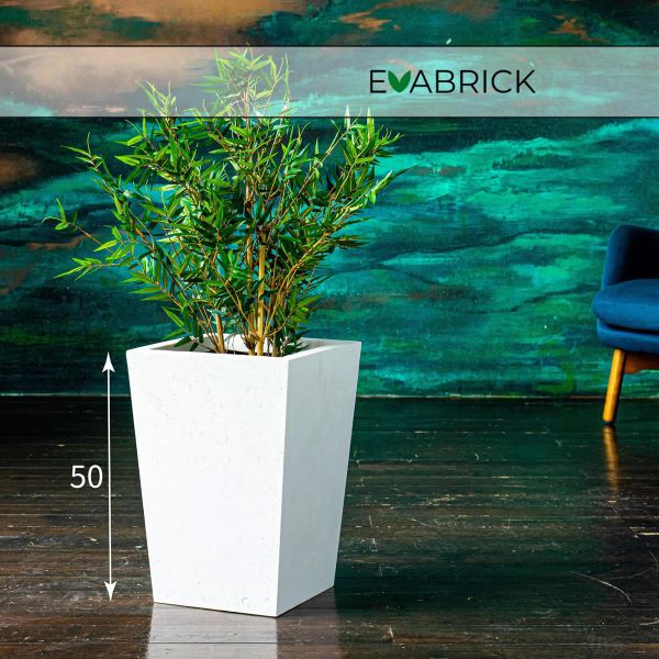 Evabrick Pyramid 39 л, 50*35 см, 14 кг, белый, пирамида