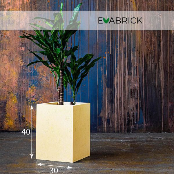 Evabrick Cube 29 л, 40*30 см, 10 кг, бежевый, куб