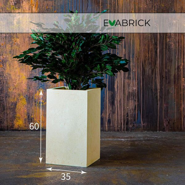 Evabrick Cube 62 л, 60*35 см, 17 кг, бежевый, куб