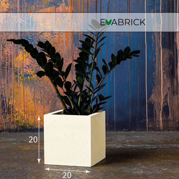 Evabrick Cube 5 л, 20*20 см, 4 кг, бежевый, куб