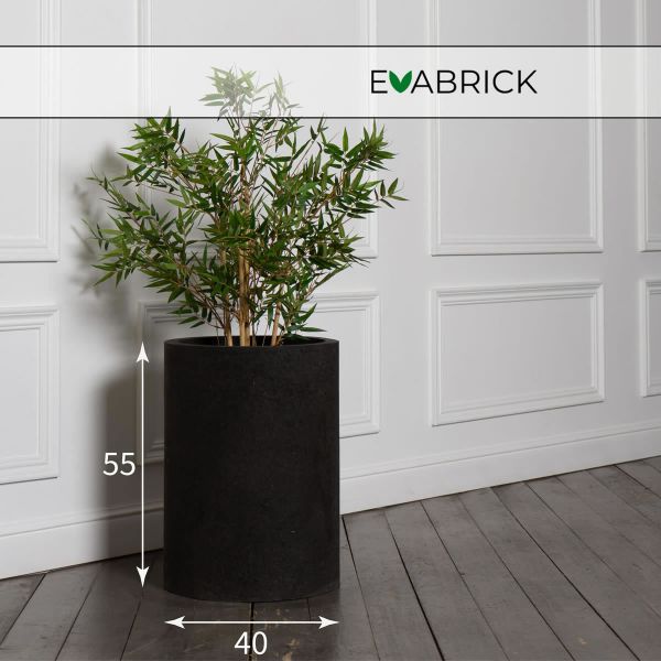 Evabrick Cylinder 56 л, 55*40 см, 17 кг, черный, цилиндр