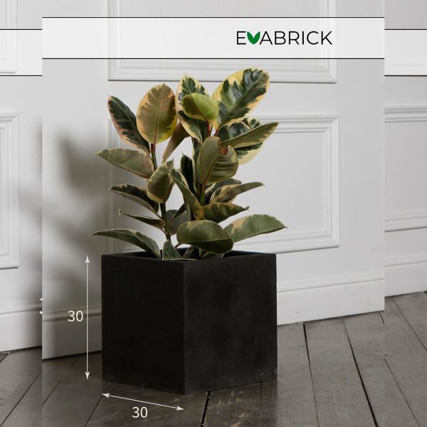 Evabrick Cube 20 л, 30*30 см, 8 кг, черный, куб