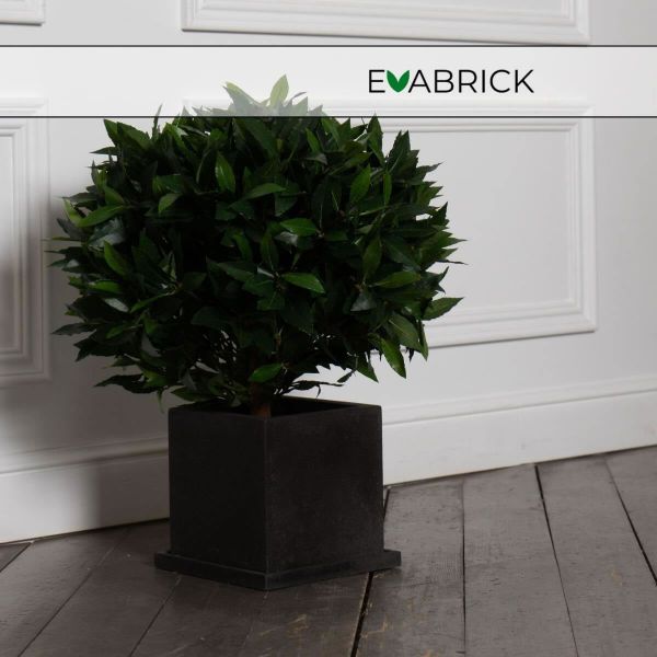 Evabrick Cube 5 л, 20*20 см, 5 кг, черный, куб с поддоном