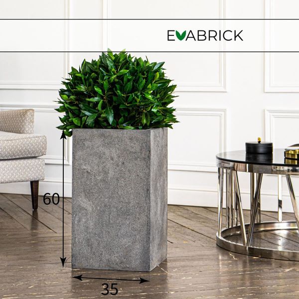 Evabrick Cube 62 л, 60*35 см, 17 кг, серый, куб