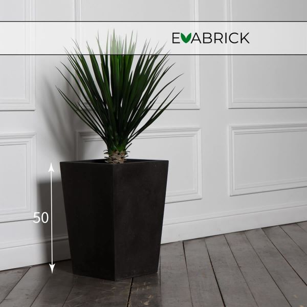 Evabrick Pyramid 39 л, 50*35 см, 14 кг, черный, пирамида