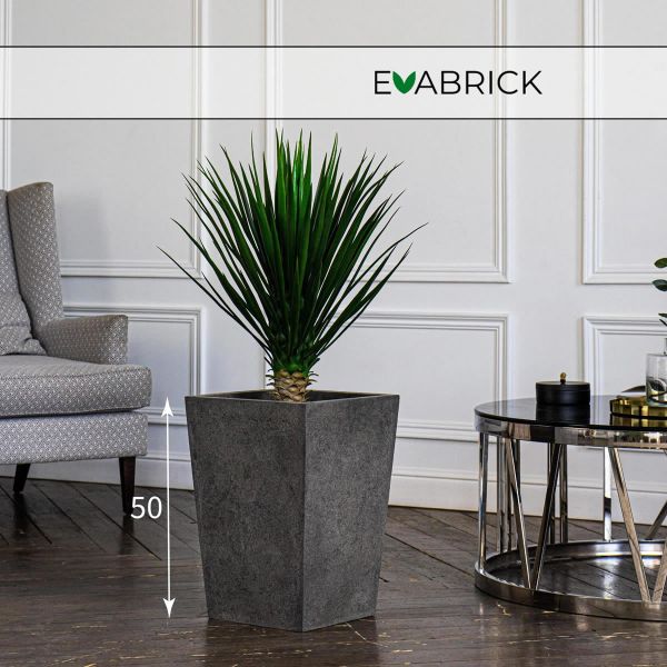 Evabrick Pyramid 39 л, 50*35 см, 14 кг, серый, пирамида