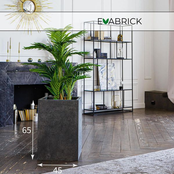 Evabrick Cube 114 л, 65*45 см, 24 кг, серый, куб