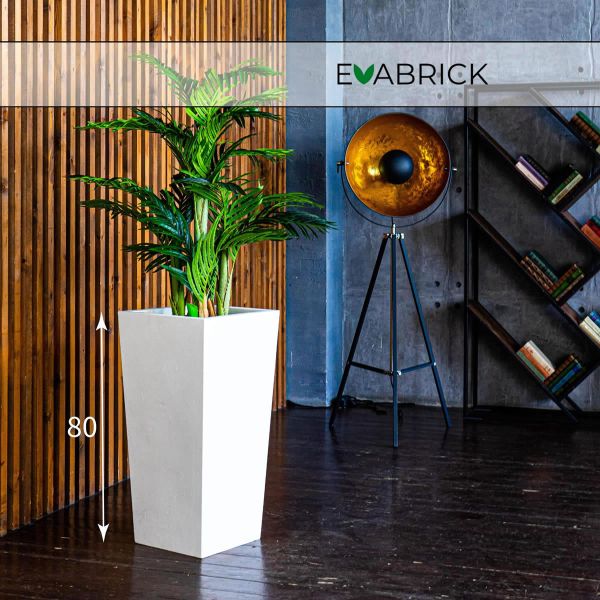 Evabrick Pyramid 88 л, 80*40 см, 21 кг, белый, пирамида