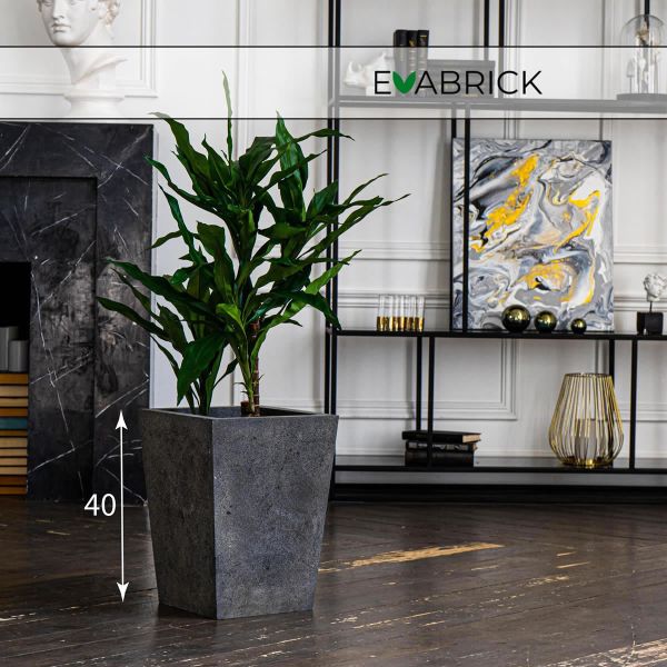 Evabrick Pyramid 22 л, 40*30 см, 8 кг, серый, пирамида