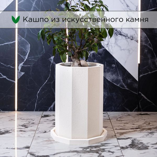 Evabrick Prizma 36 л, 50*35 см, 15.5 кг, бежевый, призма с поддоном