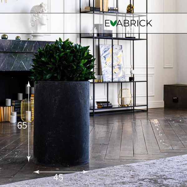 Evabrick Cylinder 86 л, 65*45 см, 20 кг, серый, цилиндр