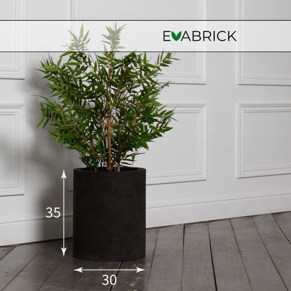 Evabrick Cylinder 19 л, 35*30 см, 7 кг, черный, цилиндр