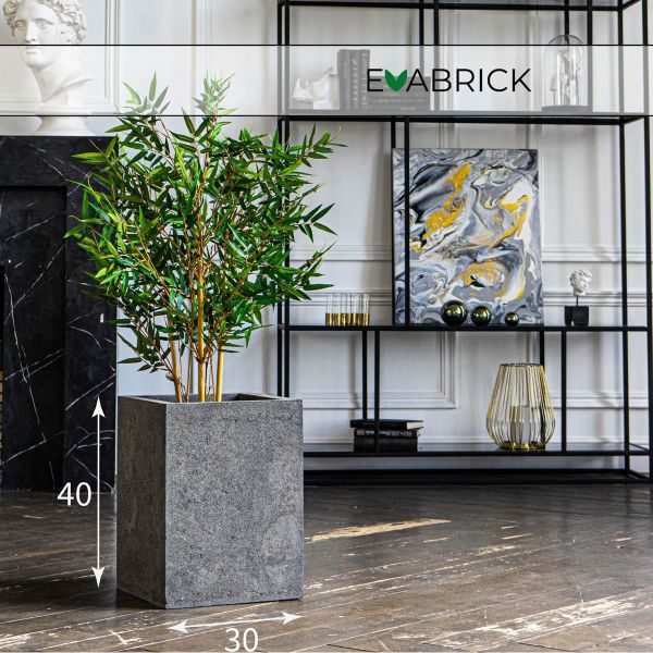 Evabrick Cube 29 л, 40*30 см, 10 кг, серый, куб