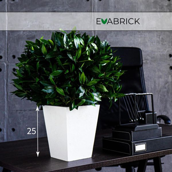 Evabrick Pyramid 5 л, 25*20 см, 3 кг, белый, пирамида