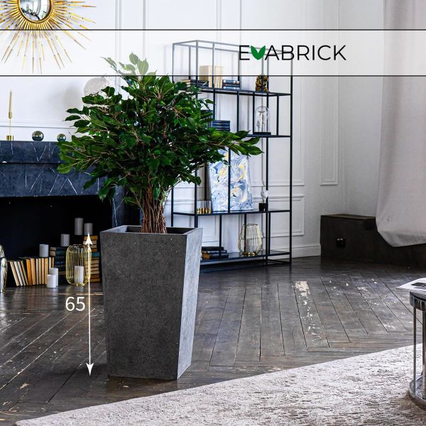 Evabrick Pyramid 72 л, 65*40 см, 16 кг, серый, пирамида