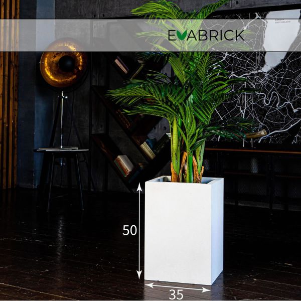 Evabrick Cube 51 л, 50*35 см, 14 кг, белый, куб