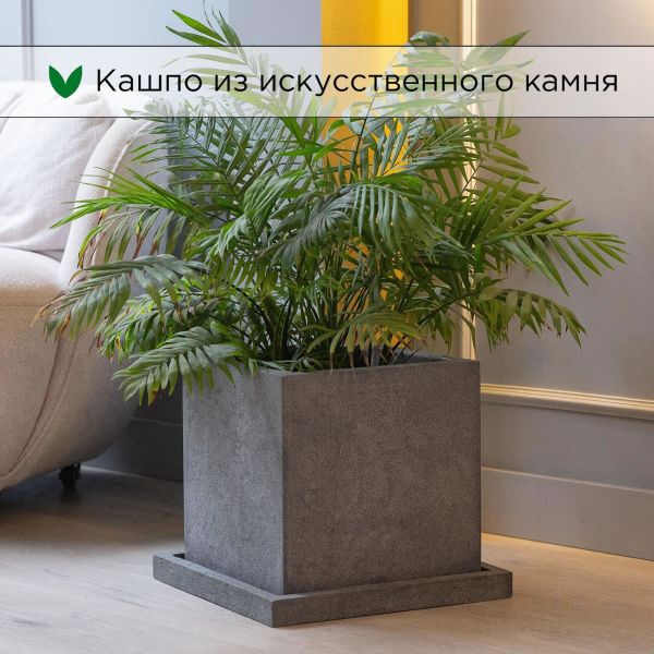 Evabrick Cube 20 л, 30*30 см, 11 кг, серый, куб с поддоном