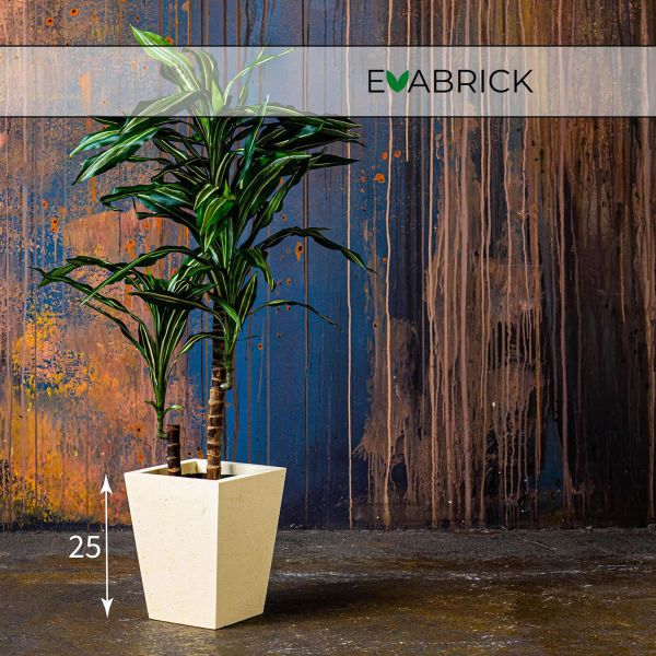 Evabrick Pyramid 5 л, 25*20 см, 3 кг, бежевый, пирамида